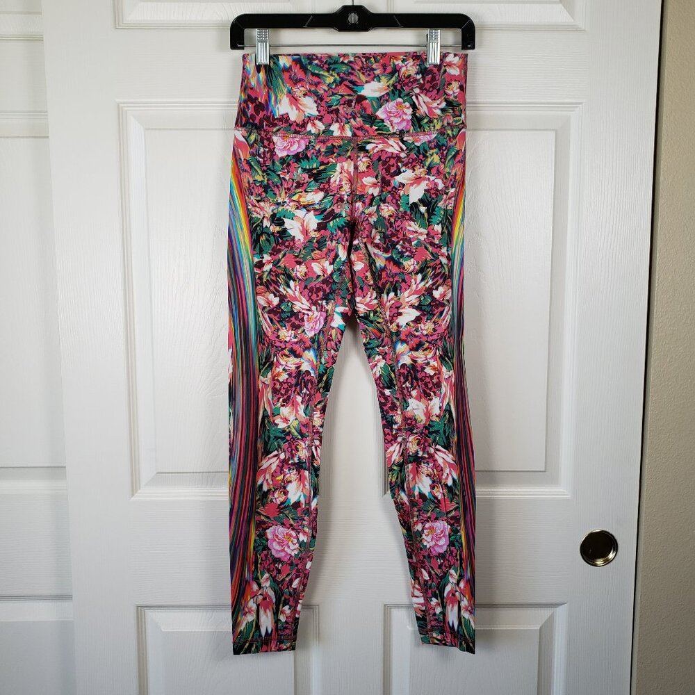 Lululemon Spectrum Wunder Under Hi-Rise Tight  28" Multicolor Floral Size 8